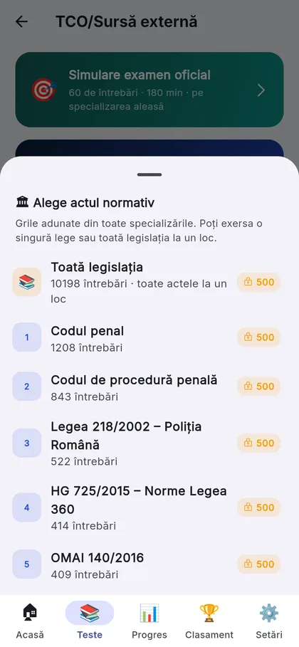 Antrenamentul pe acte normative: băncile separate, pentru bibliografia din anunț